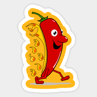 Burning chili Sticker